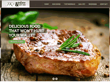 Tablet Screenshot of jkssteakhouse.com